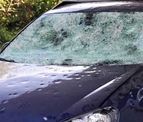 vehicle hail repair in Highland Park