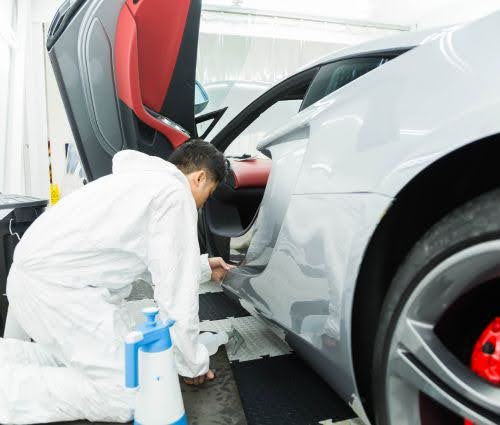 vehicle hail repair in Weston