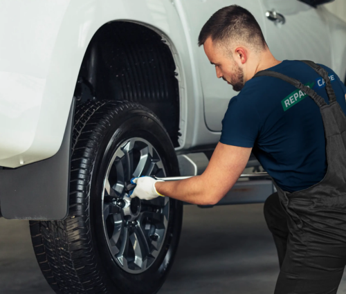 company-leased vehicle hail repair