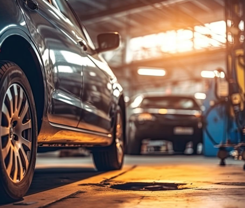 multi-car hail damage